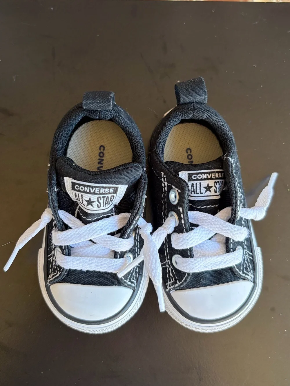Converse Kids' Chuck Taylor All Star Low Top Sneakers Black Size 3